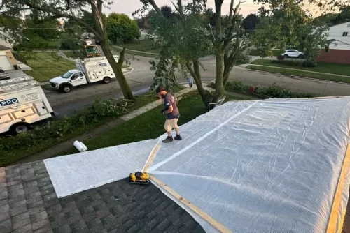 VersaPro Emergency Roof Tarping Process