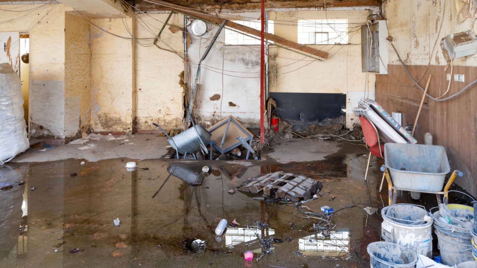 water damage strikes