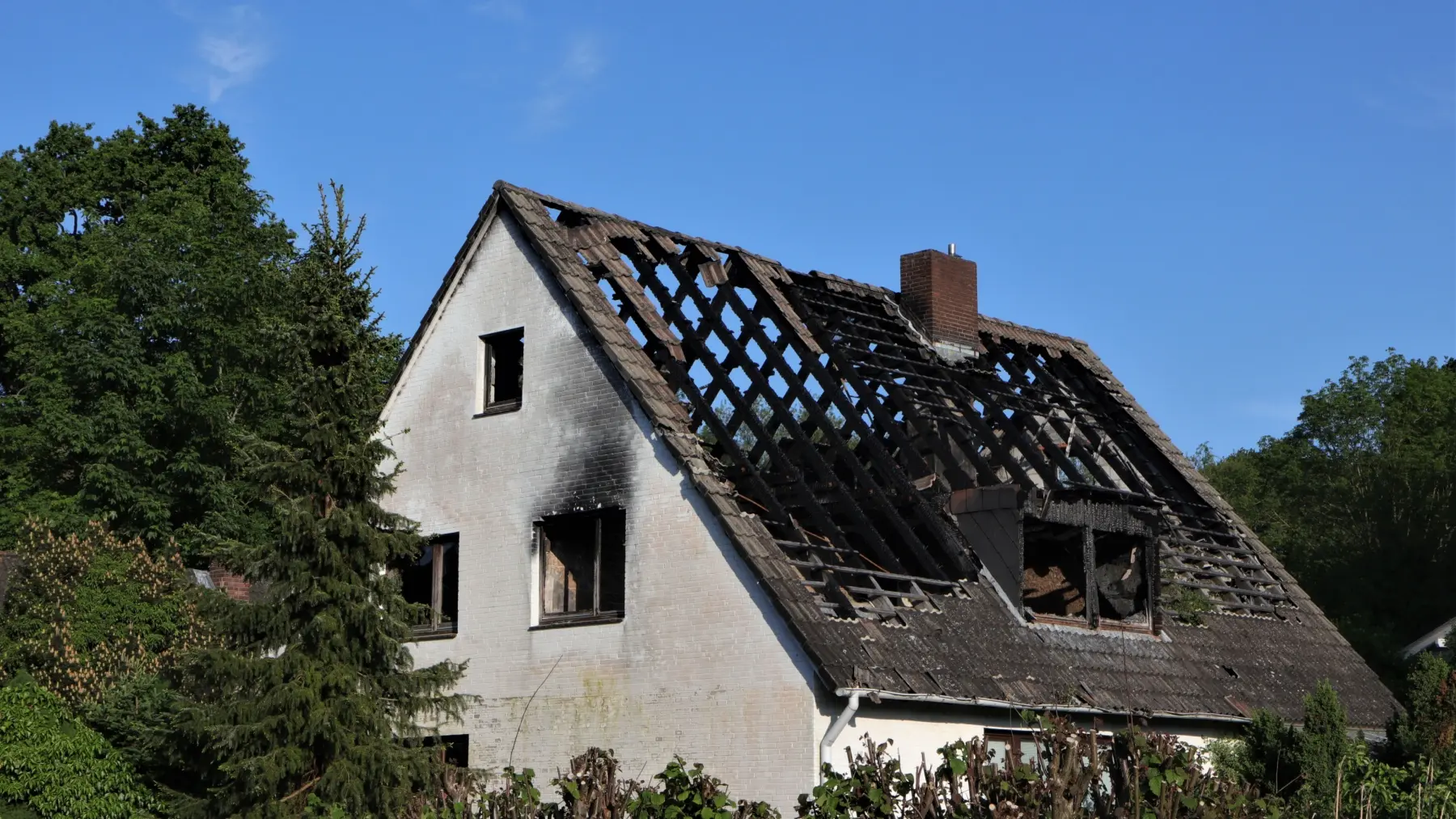 Roof Damage After Fire - VersaPro